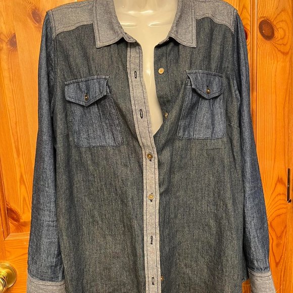 Light weight denim Jones New York jeans size M jeans size M - Picture 2 of 4